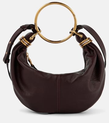 Bracelet Small leather shoulder bag in red - Chloe | iBrandZone