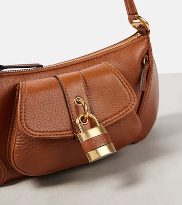 The 99 Small leather shoulder bag in brown - Chloe | iBrandZone