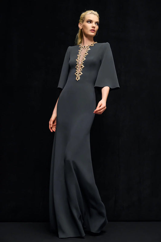 Jenny Packham Black Mars Dress | iBrandZone